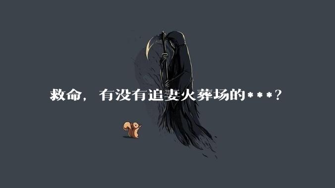 救命，有没有追妻火葬场的***？
